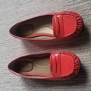 Womens patent leather flats